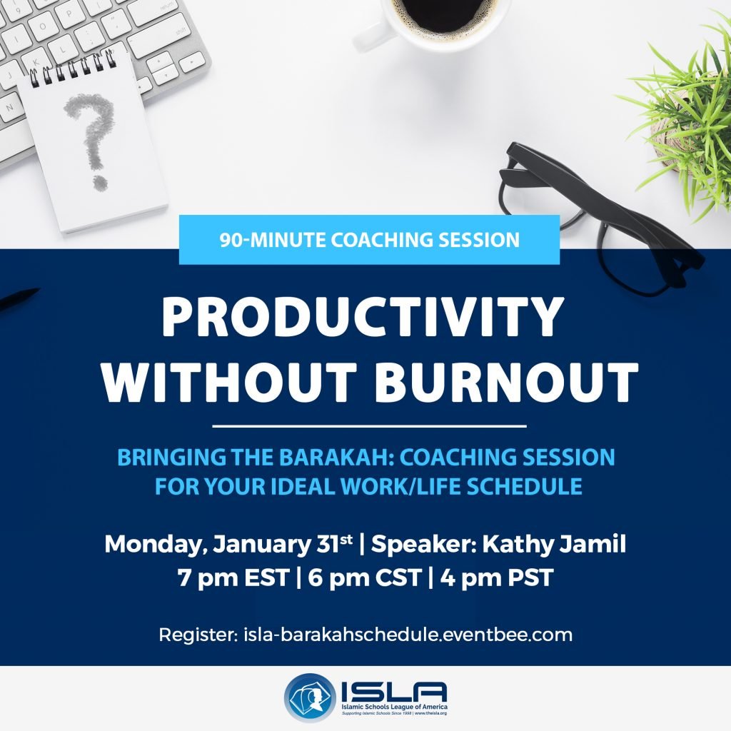 Bringing the Barakah! ISLA hosts workshop to help educators deal with burnout