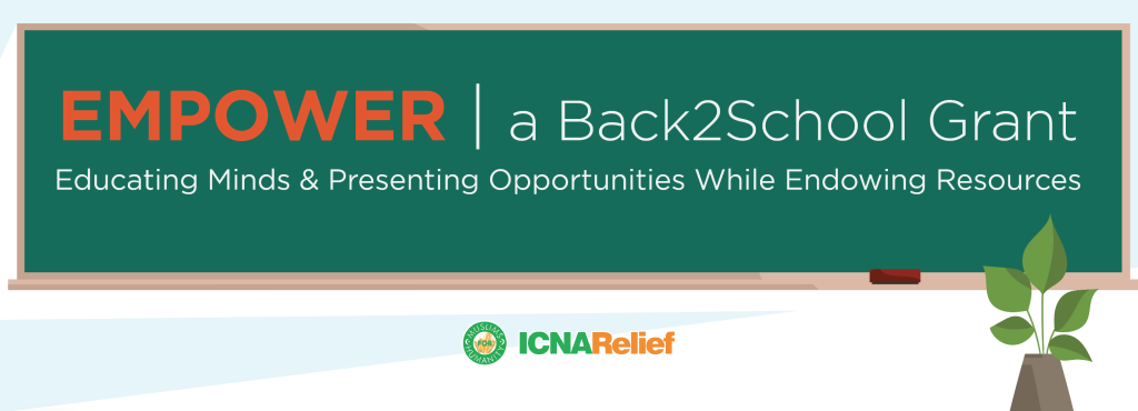 ICNA Relief Back2School Empower Grant