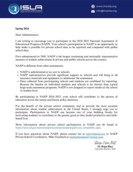 ISLA Endorses NAEP